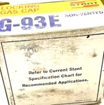 Locking Gas Cap, Stant # G-93E; Fits Vast Amount Of Domestic Vehicles 1949-1974. Fixed Price $24.95.