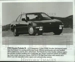 1989 Press Photo Honda Prelude Si Automobile With Fuel-injected Engine. Fixed Price $24.99.