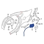 Ford Fusion 2013-2020 DG9Z5427936C Rear Fuel Filler Housing. Fixed Price $92.11.