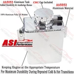 Asi 1235ML Universal Aluminum Radiator Expansion Coolant Overflow Tank Bottle. Fixed Price $49.00.