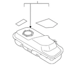 Genuine Mitsubishi Fuel Tank Assembly 17202W120P. Fixed Price $564.44.