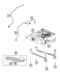 Genuine Mopar Fuel Tank Strap Left 4809755AC. Fixed Price $57.35.
