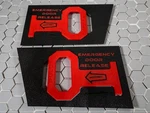 Rear Door Emergency Release Handles Pair (left & Right) For Tesla Cybertruck. Fixed Price $14.99.