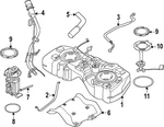 Genuine Nissan Fuel Tank 17202-7LG1A. Fixed Price $858.40.