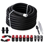 25FT Ptfe Fuel Line Kit: 6AN 3/8" Hose Efi Ls Injection E85 Oi.... Fixed Price $90.25.