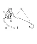 Genuine Mopar Coolant Bottle Inlet Hose 5058407AG. Fixed Price $117.52.