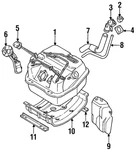 Genuine Mitsubishi Hose MB678699. Fixed Price $99.74.
