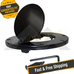 Crown RT26037 Non-locking Black Fuel Door For 1997-2006 Jeep Wrangler Tj. Fixed Price $111.65.