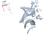 Mercedes-benz Gle W167 Fuel Tank Filler Recess A1676305801. Fixed Price $123.92.