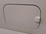 Fuel Filler Door Flap 2017 Ford F250SD Pickup Assy Wht. Fixed Price $84.99.