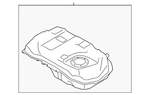 Genuine Mitsubishi Fuel Tank Assembly 1700B140. Fixed Price $971.06.