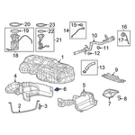For Chrysler 200 2015-2017 68146582AA Fuel Tank Shield Clip. Fixed Price $11.35.
