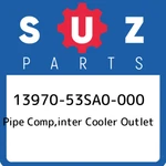 13970-53SA0-000 Suzuki Pipe Comp,inter Cooler Outlet 1397053SA0000, New Genuine. Fixed Price $70.16.