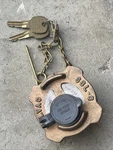Big 46344 Solid Brass Locking Saddle Fuel Tank Cap Velvac 68L-3. Fixed Price $15.00.