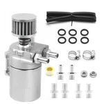 Oil Catch Can Kit Universal Aluminum Reservoir Baffled Tank With Breather Filter. Fixed Price $19.95.