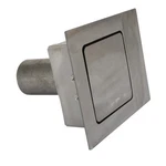 Hagan Street Rods 90SF Degree Flat Series Square Fuel Door. Fixed Price $149.00.