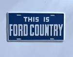 This Ford Country Novelty License Plate. Fixed Price $25.99.