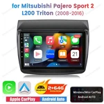 Stereo Radio Gps Wifi Carplay For Mitsubishi Pajero Sport L200 Triton 64GB. Fixed Price $149.99.