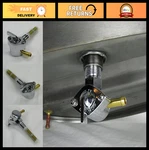 Filtered 90 Elbow Fuel Shut Off Valve - 1/4" Npt For Custom Gas Tanks, Chrome. Fixed Price $73.99.