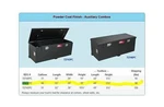 Rds 72743PC 60 Gallons Auxiliary Fuel Tank & Toolbox Combo Black Finish. Fixed Price $1570.63.