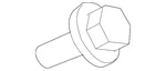 Genuine Ford Spare Tire Carrier Winch Bolt W506425-S439. Fixed Price $41.73.