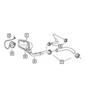 Genuine Mopar Fuel Filler Tube 05031036AF. Fixed Price $192.56.