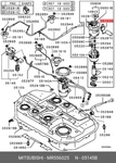 Genuine Oe Sensor Assembly Fuel Level MR556025 For Mitsubishi MR55-6025. Fixed Price $141.21.