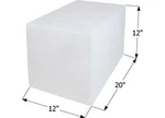 Icon 12734 Fresh Water Tank, WT2470, 20 X 12, Gal W/1/2" Fittings. Fixed Price $108.13.