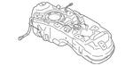 Genuine Mitsubishi Fuel Tank Assembly 1700B917. Fixed Price $641.78.