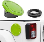 Green Fuel Filler Door Tank Lid Gas Cap Cover Trim For Jeep Wrangler Tj 1997-06. Fixed Price $19.99.
