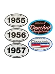 Classic Chevrolet Danchuk Mfg. Usa Decals Stickers Lot Car Parts & Oil Vintage. Fixed Price $14.99.