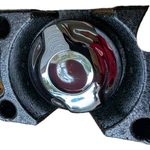 Mini Cooper F55 F56 F57 Fuel Gas Filler Door Cover Cap Chrome 51-17-7-333-620. Fixed Price $25.00.