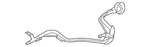 Genuine Nissan Fuel Tank Filler Neck 17221-1JA0C. Fixed Price $318.58.