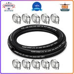 Fuel Line 3/8 Inch Id, Hose 10FT, J30R7 Nbr With Clamps. Fixed Price $17.56.