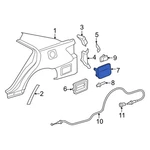 For Toyota Camry 2007-2011 7735006030 Rear Fuel Filler Door. Fixed Price $93.22.