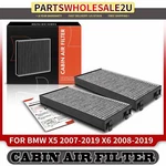 2PCS New Activated Carbon Cabin Air Filter For Bmw E70 E71 E72 F15 F16 G05 X5 X6. Fixed Price $25.30.
