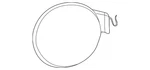 Genuine Jaguar Fuel Door C2S41113. Fixed Price $112.32.
