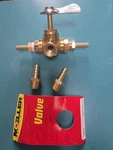 New Moeller Marine 3-WAY Brass Valve 3/8," Includes: 4-3/8" X 5/16" Hose Barbs. Fixed Price $49.00.