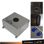 15 Gallon Polished Aluminum Racing Drift Fuel Cell Tank & Level Sender Silver. Fixed Price $107.58.