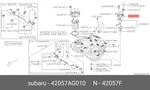 Genuine Oe Plate Upper Meter 42057AG010 For Subaru 42057-AG010. Fixed Price $14.26.