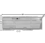 1970 1971 1972 Chevy Pickup Truck Fuel Gas Tank 18 Gallon Galvanized W/eec Dii. Fixed Price $359.99.