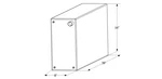 Icon 12724 Fresh Water Tank WT2460 39X16X8. Fixed Price $201.89.
