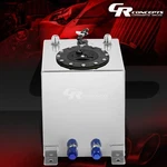 2.5 Gallon Lightweight Polished Aluminum Gas Fuel Cell Tank+level Sender+foam. Fixed Price $62.59.