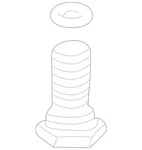 Genuine Mercedes-benz Fuel Tank Filter 111-470-06-86. Fixed Price $22.44.