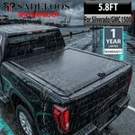 5.8FT Retractable Truck Tonneau Bed Cover For 2010-2025 Silverado/sierra 1500. Fixed Price $671.00.