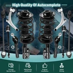 Front Struts & Control Arm Ball Joint Tie Rod For 2004-2012 Chevrolet Malibu. Fixed Price $223.83.