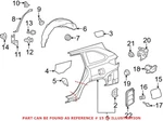 Genuine Oem Fuel Filler Door For Toyota 773500E040. Fixed Price $75.83.