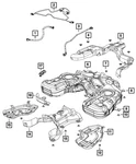 Genuine Mopar Fuel Tank 68140733AA. Fixed Price $1158.30.