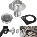 2" Fuel Filler Neck With Gas Cap Billet Aluminum & Weld-on Steel Mount Bracket. Fixed Price $54.49.