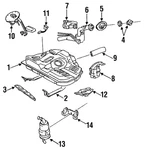 Genuine Mazda Fuel Tank Filler Neck B455-42-241. Fixed Price $56.62.